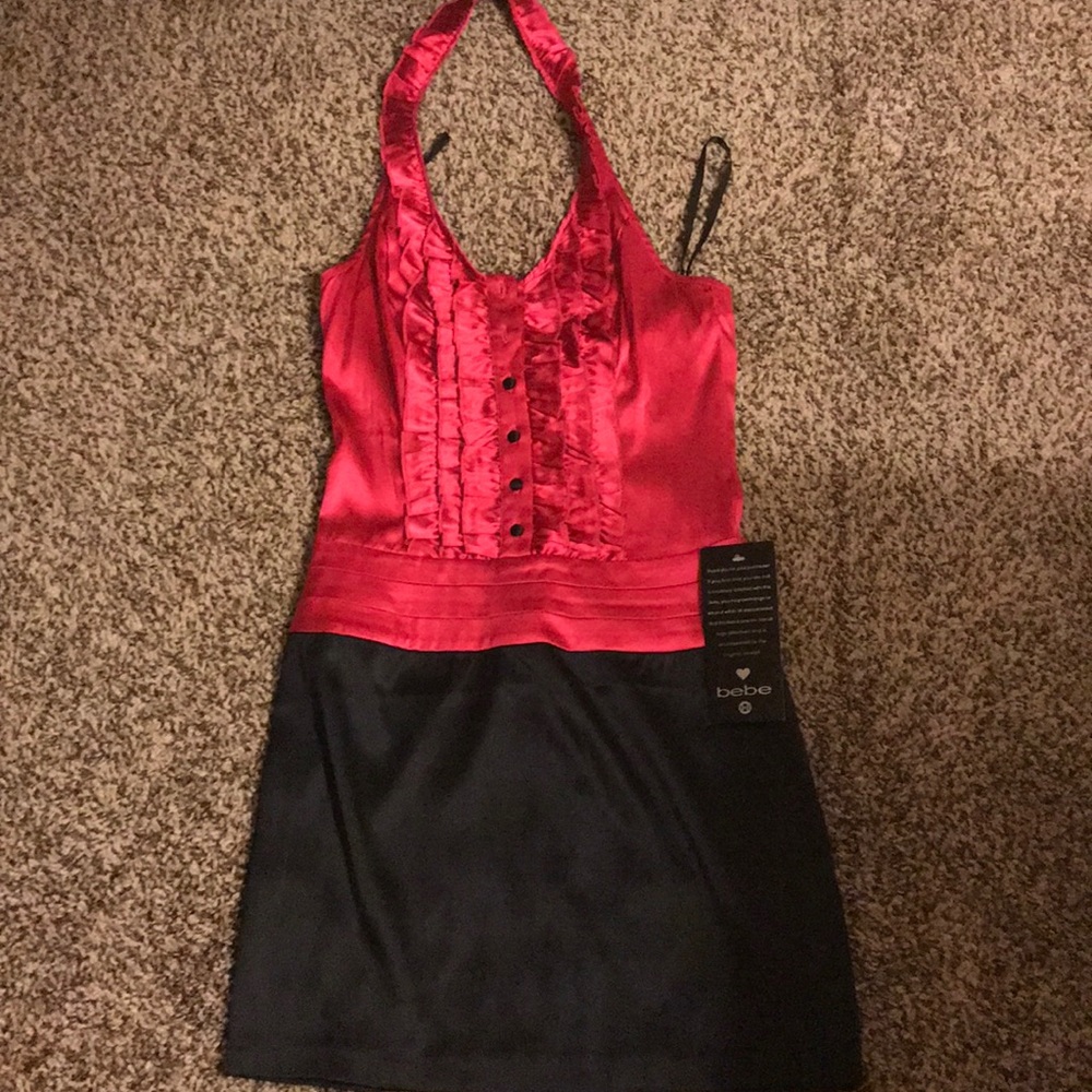 Bebe two-tone dress NWT
